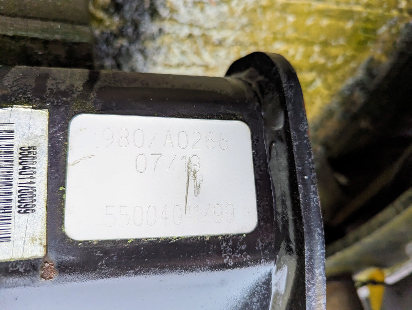 1500mm Grading Bucket With Pins: 980/A0266