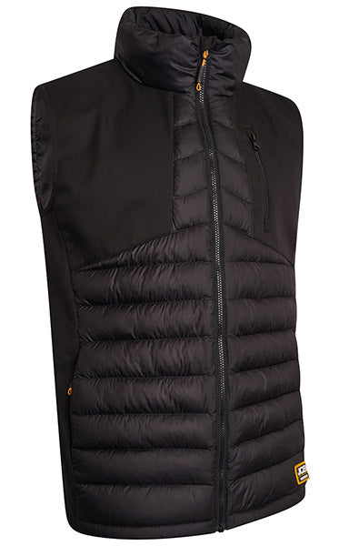 JCB Workwear Trade Hybrid Padded Gilet