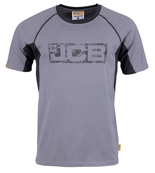 JCB Workwear Trade Grey/Black T-Shirt