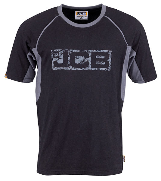 JCB Workwear Trade Black/Grey T-Shirt