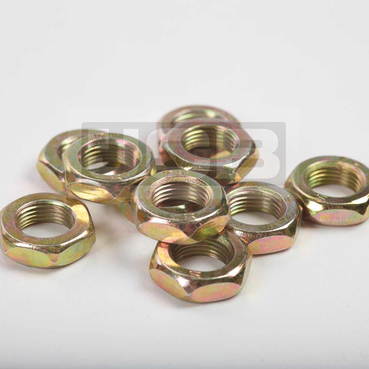 JCB Locknut M12 : 15/106700 (Pack of 10)