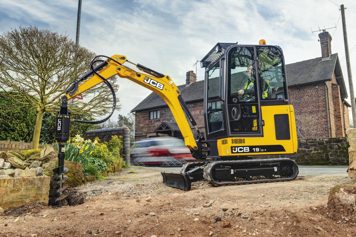 JCB 16C Earth Drill Auger ED1500 1-2Tonne: AUGER ONLY (980/B3202)