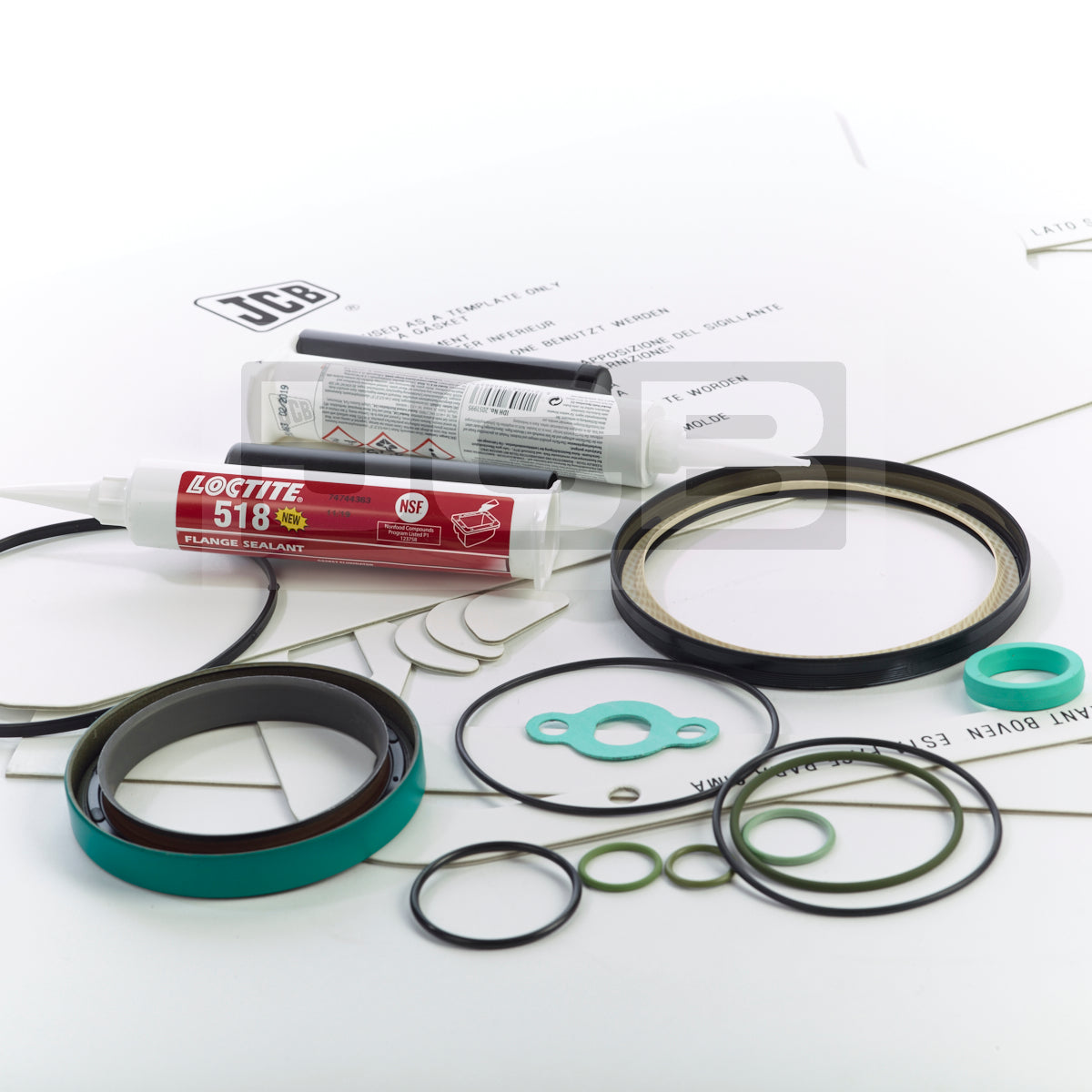 JCB Bottom Gasket Kit : 320/09383