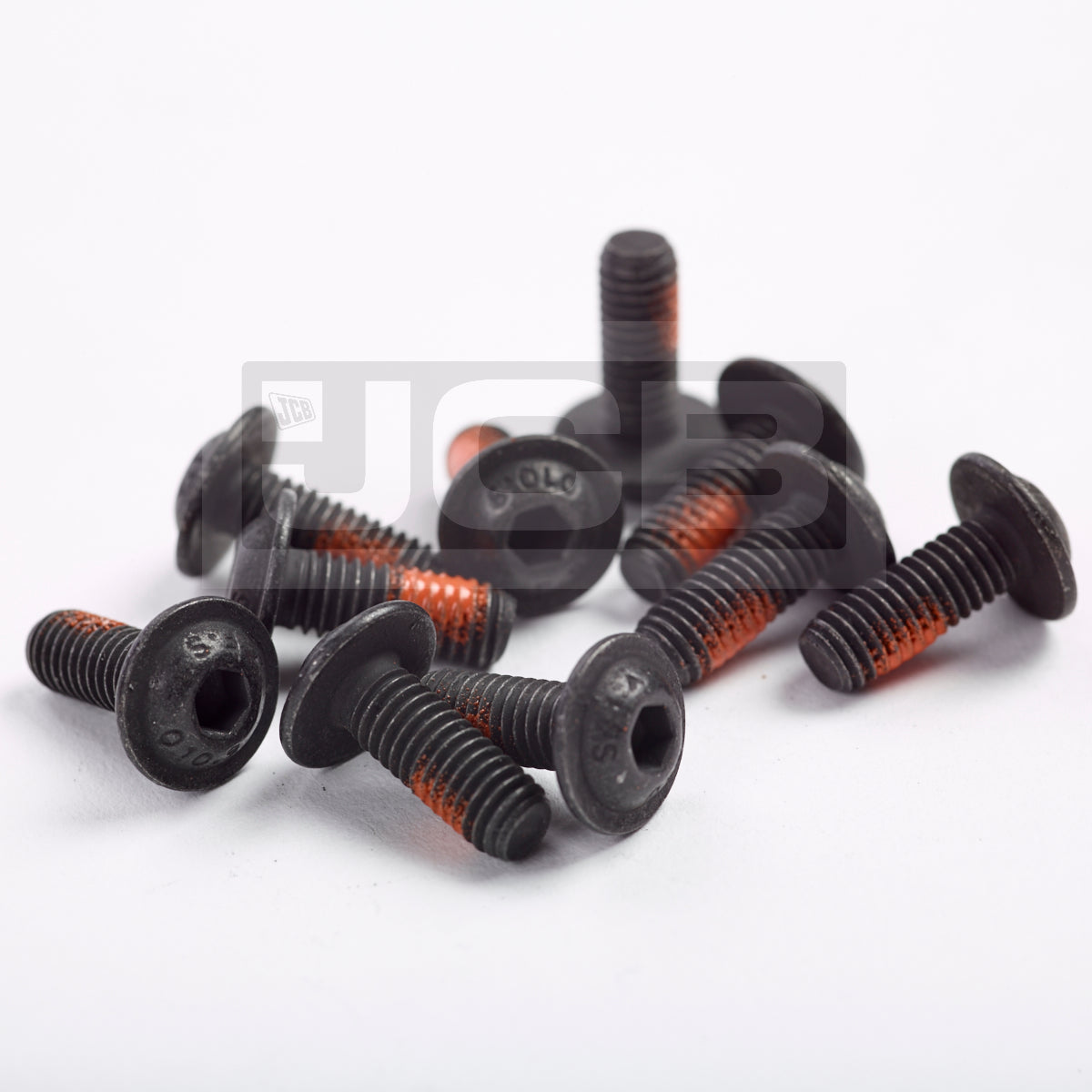 JCB Flange Button Head M6 x 16mm Lock Patch : 333/L4878 (Pack of 10)