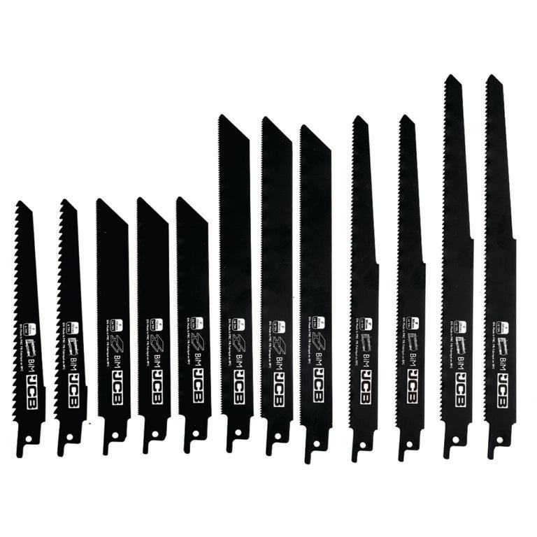 JCB 12 piece Reciprocating Saw Blade Kit