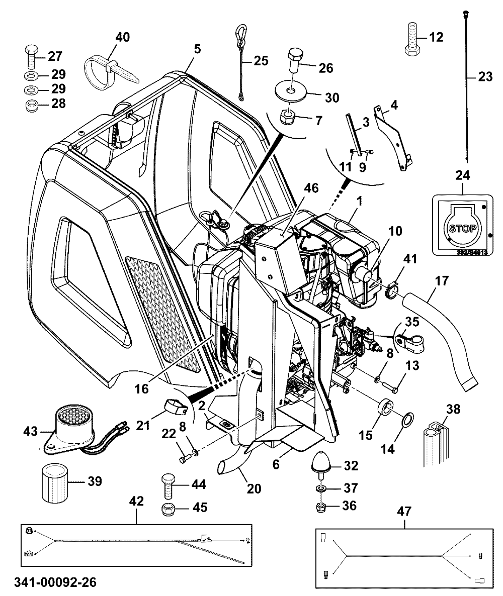 HTD5 Cable Pull: 332/S4809