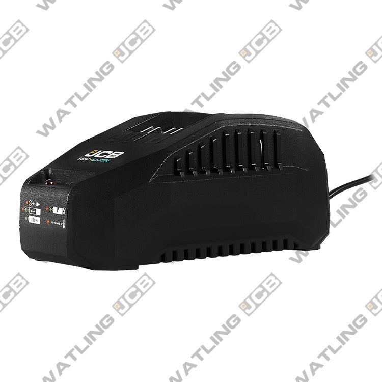 JCB 18V Angle Grinder x2 5.0AH LI-ION Batteries & 1X 18V 2.4A Fast Charger