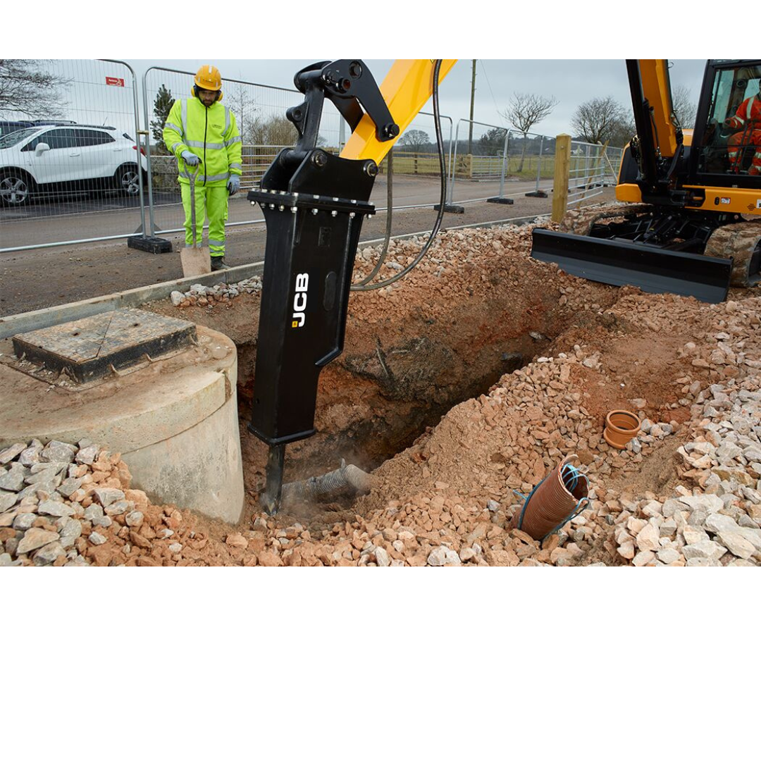 JCB 50Z HM026T Hydraulic Excavator Breaker: 3-6Tonne