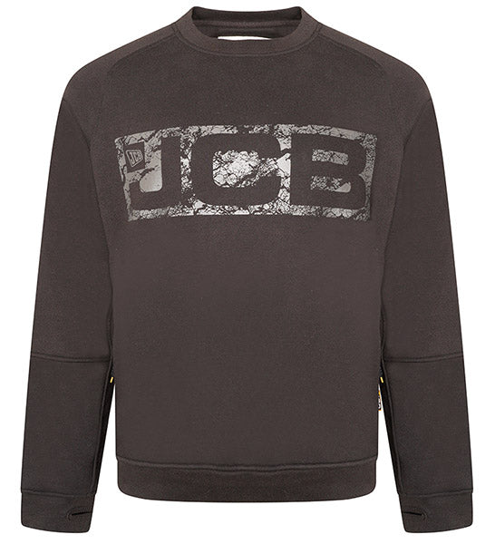 JCB Workwear Trade Crew Sweatshirt - Black