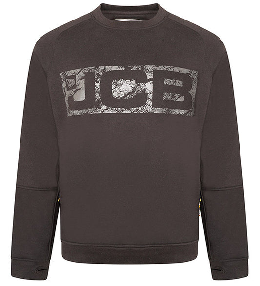 JCB Workwear Trade Crew Sweatshirt - Black
