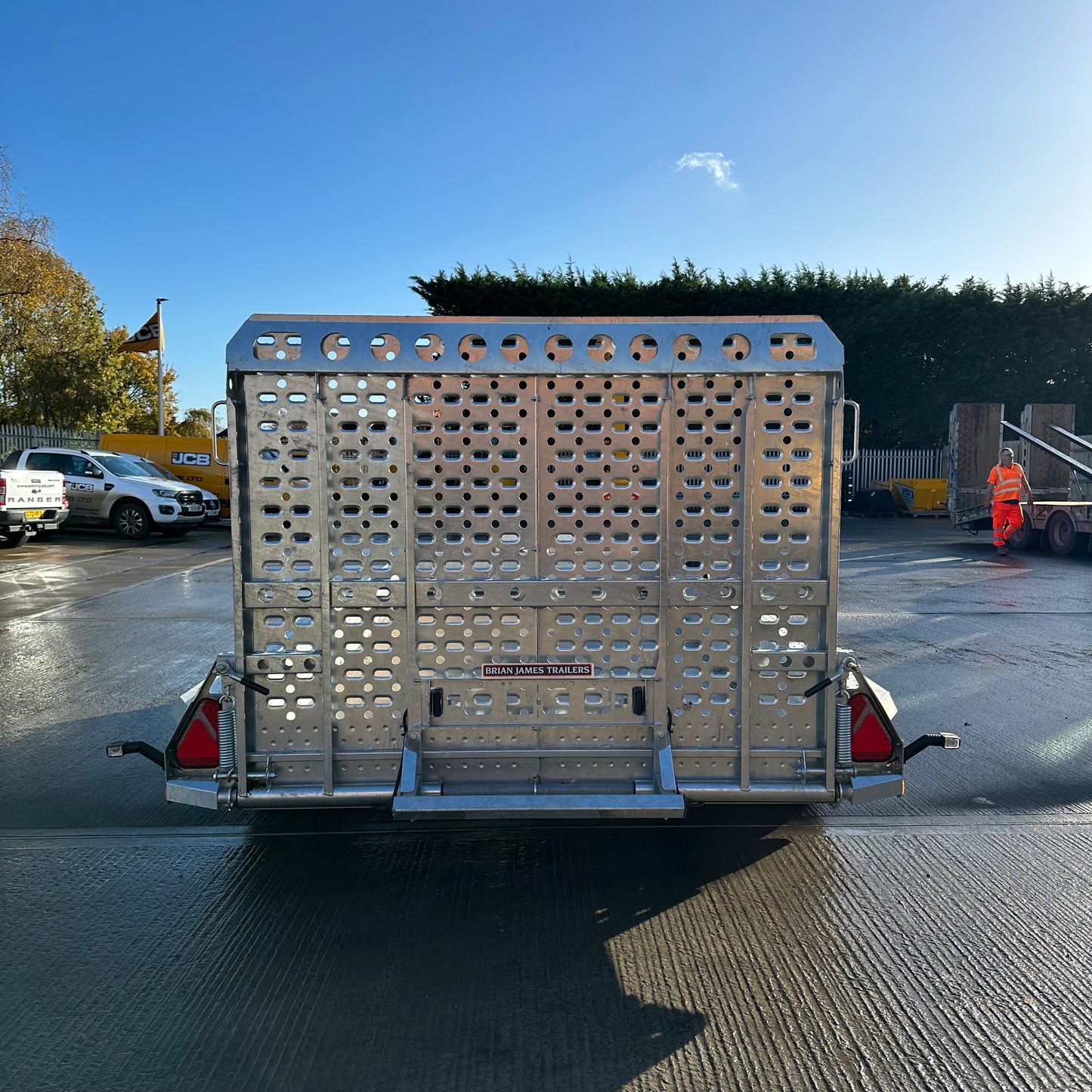 General Plant Trailer - 4.0m x 1.8m, 3.5t, 3 Axle, 12in wheel - Brian James