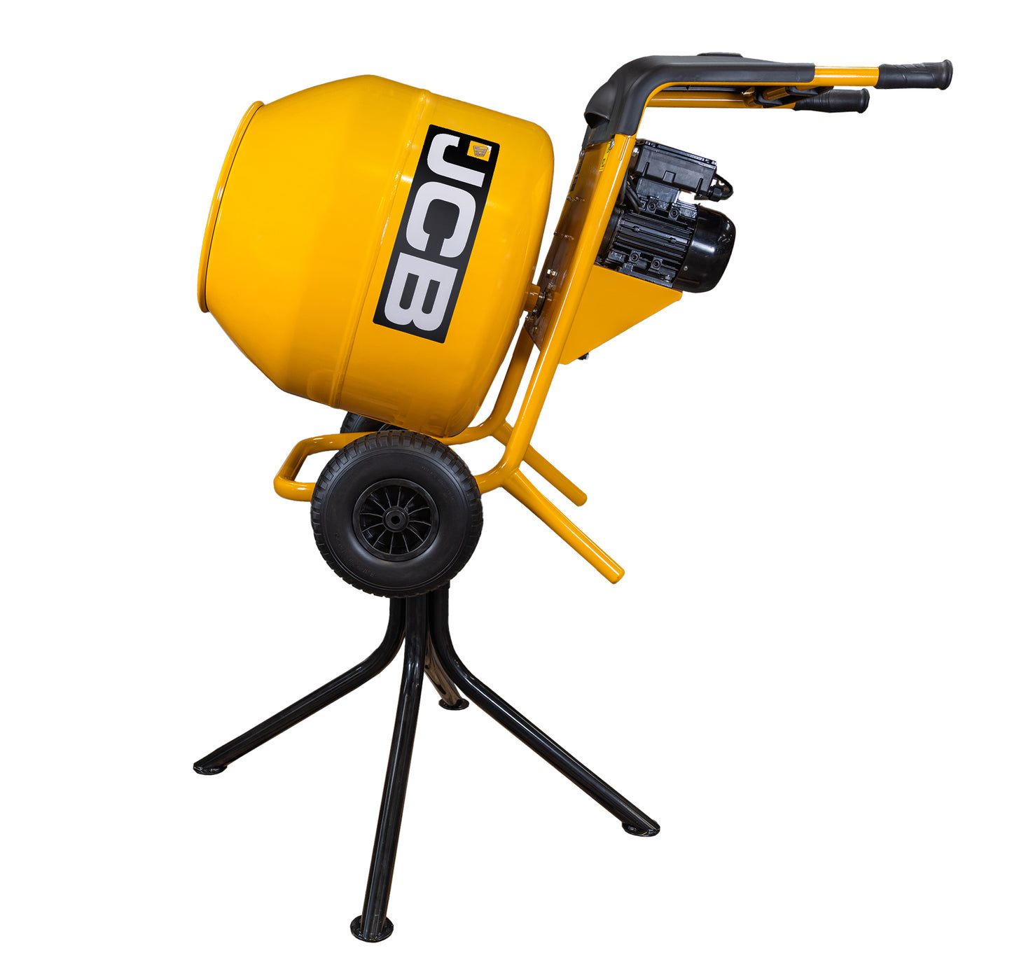 JCB Electric 230V 134L Seam Welded Cement Mixer 550W 100L Working Capacity | JCB-CM150E