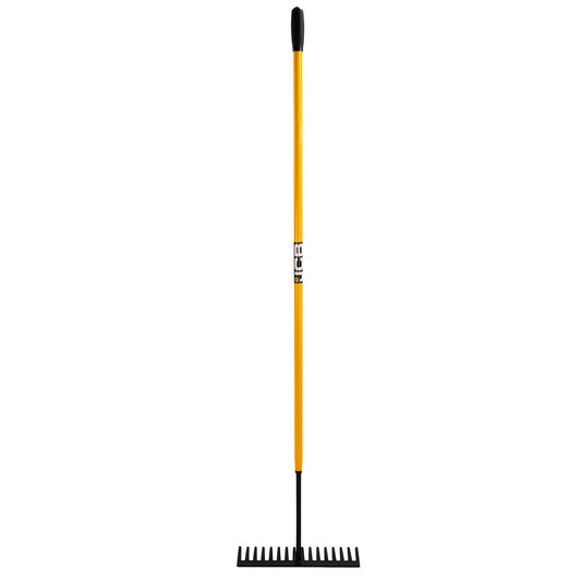 JCB 170cm Contractors Rake, 16 Teeth Carbon Steel | JCBCRK01