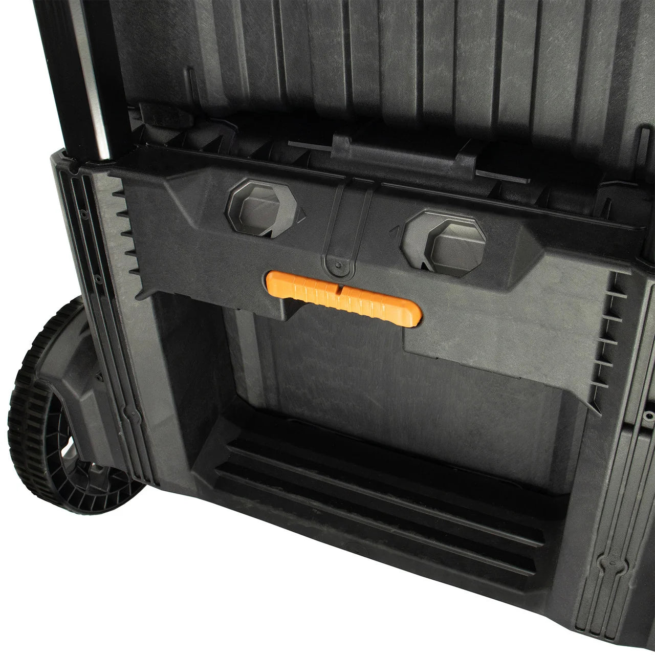 JCB Site System, 3-Piece Modular Tool Storage, Box and Organiser with Cart, 9’’ Wheels: JCB-SITESYS-ST