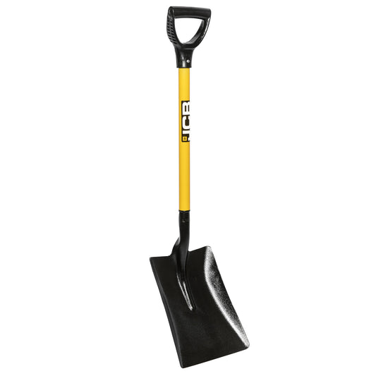 JCB 250 x 320mm Square Open Socket Yard Shovel, Carbon Steel Forged Blade | JCBYS01