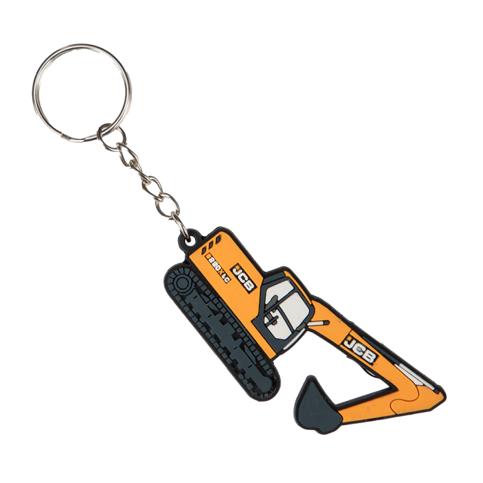 JCB Excavator Keyring: ZJCB3384