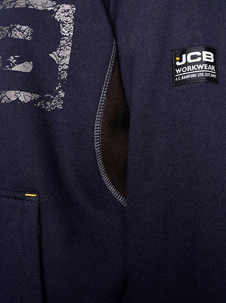JCB Workwear Horton Hoodie Navy/Black