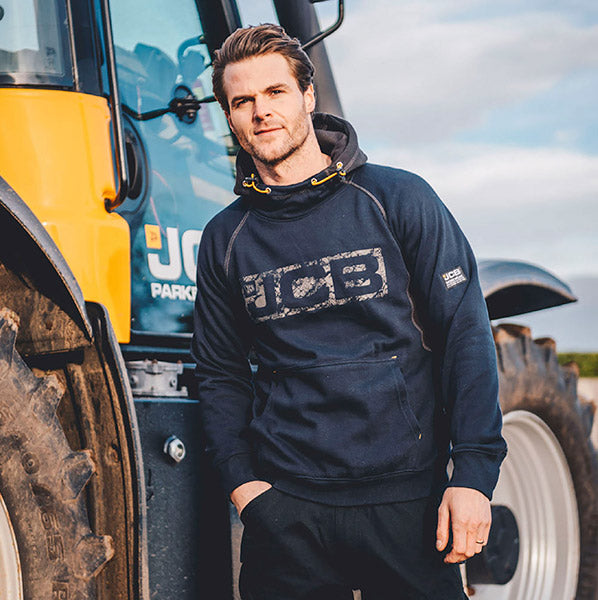 JCB Workwear Horton Hoodie Navy/Black