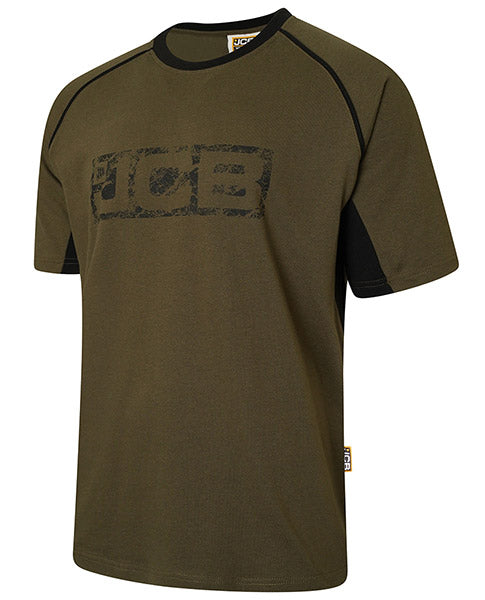 JCB Workwear Trade Olive/Black T-Shirt