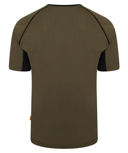 JCB Workwear Trade Olive/Black T-Shirt