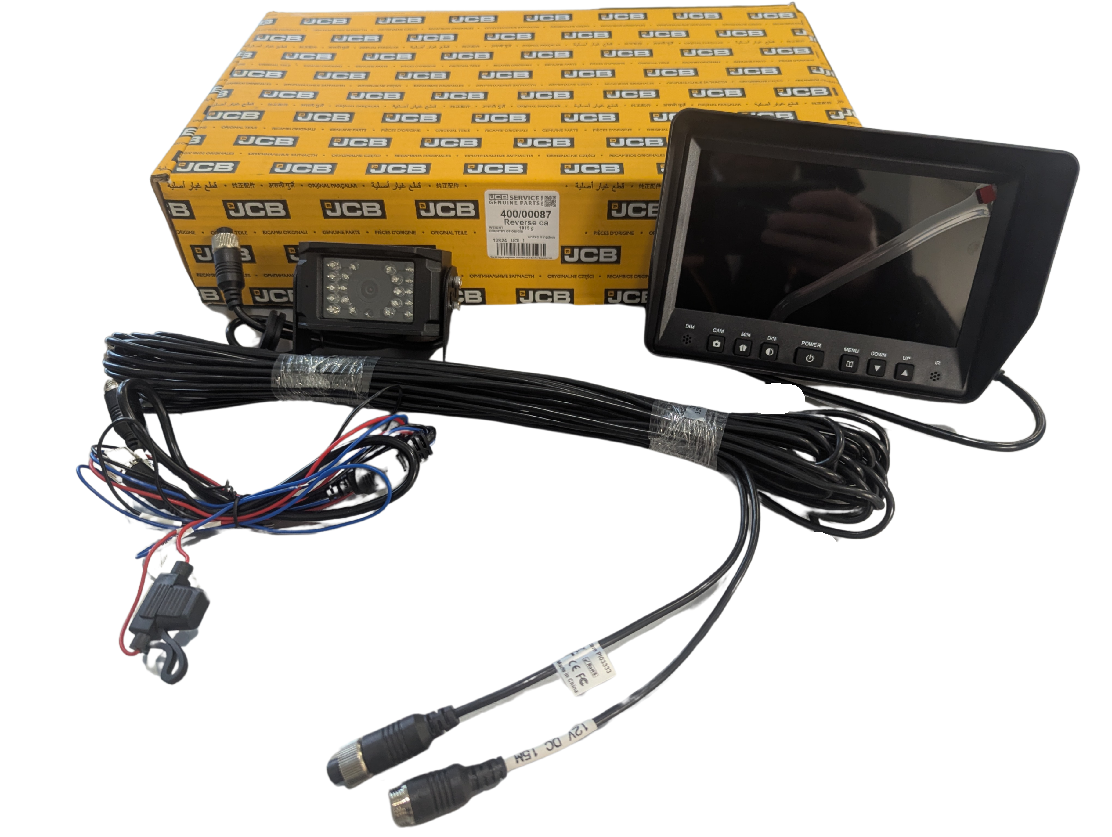 JCB Reverse Camera Kit: 400/00087 – Watling JCB
