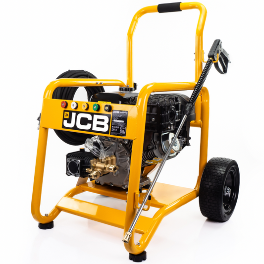 JCB 4000 PSI Petrol Pressure Washer - Powerful 15 HP, 276 BAR, 15L/min Flow
