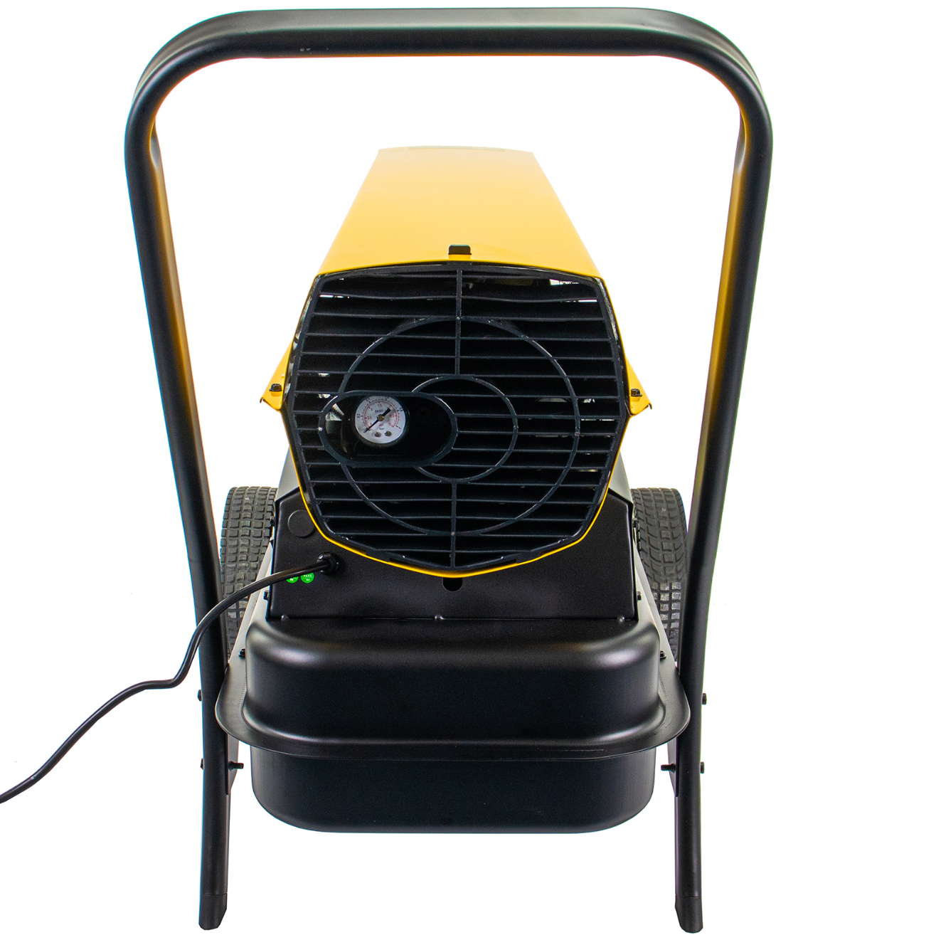 JCB 140,000BTU Diesel Space Heater - 37kW Power, 800m³ Coverage, Dual Fuel (Kerosene/Diesel), Thermostat Control