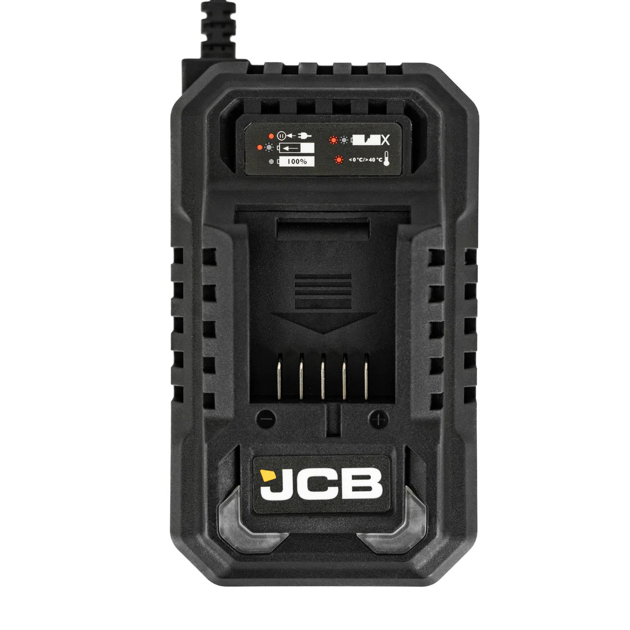 JCB 18V Kit with 1/2" Drive Impact Wrench, Grease Gun, 2 Batteries + Fast Charger: ZJCB-18PKIT-5