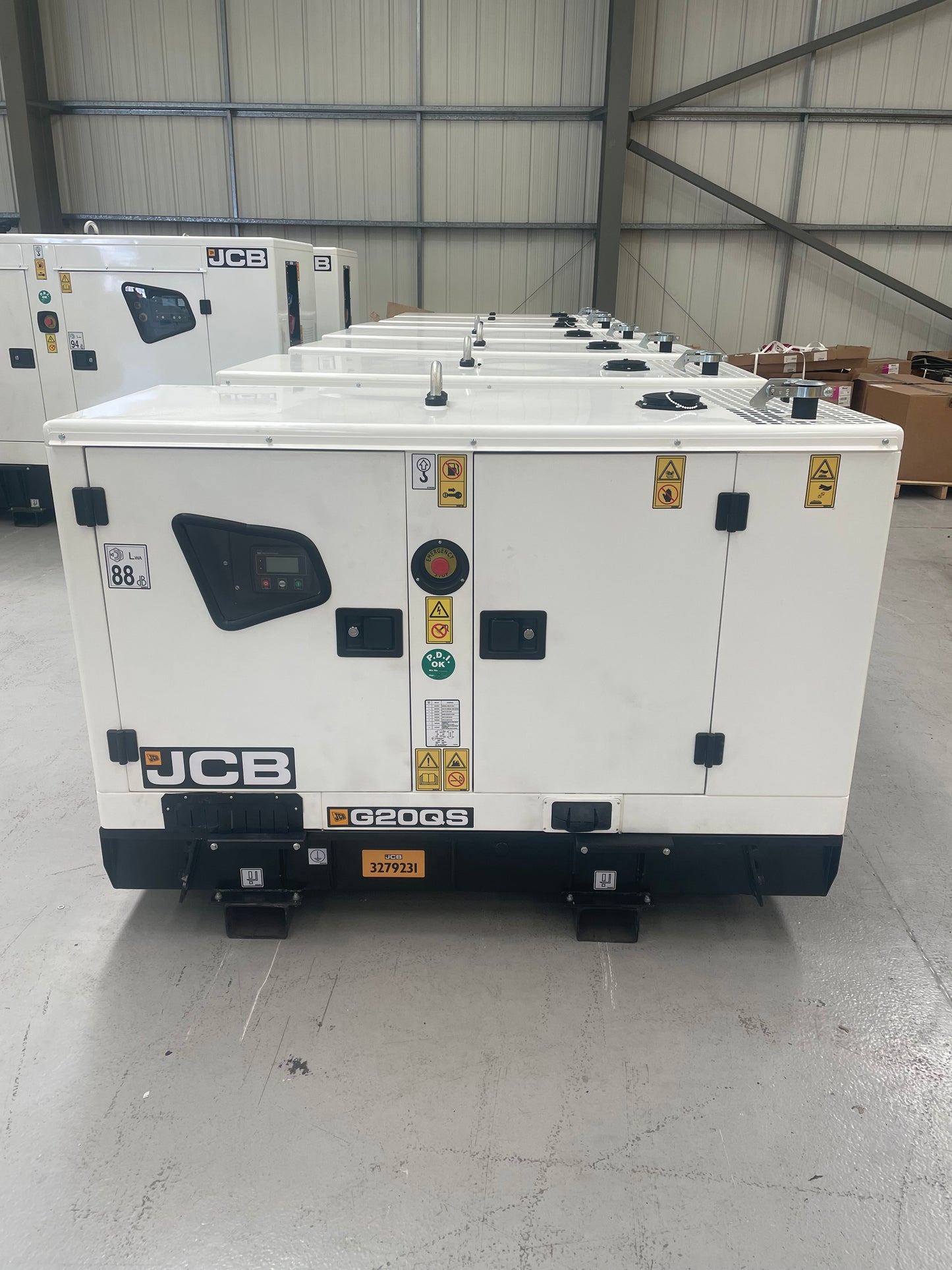 JCB G20QS Diesel Generator: 20KVA 3 Phase & DSE 4520