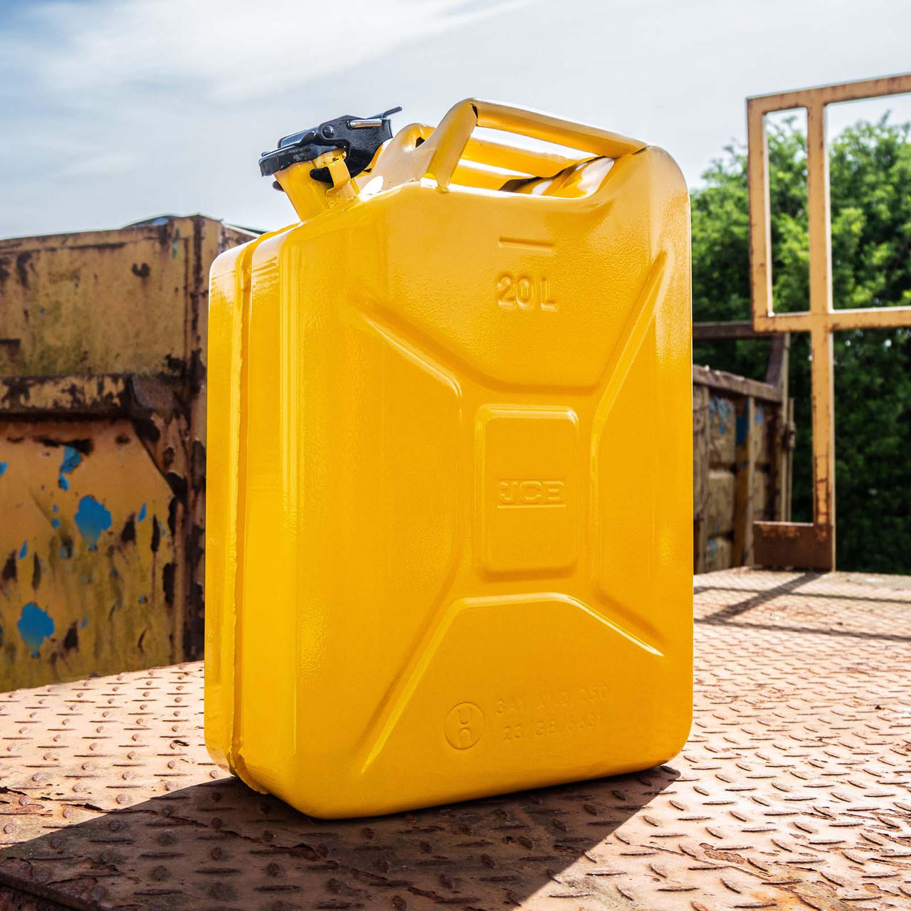 JCB Professional Jerry Can 20L, Heavy-Duty 0.8mm Steel | JCBJCAN20