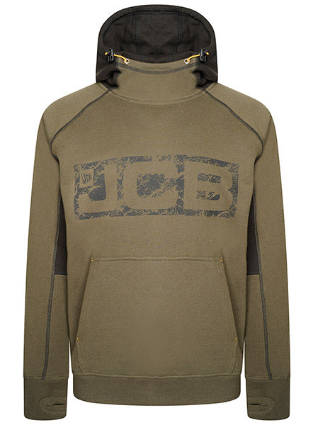 JCB Workwear Horton Hoodie Olive/Black