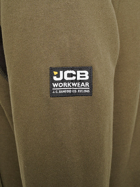 JCB Workwear Horton Hoodie Olive/Black