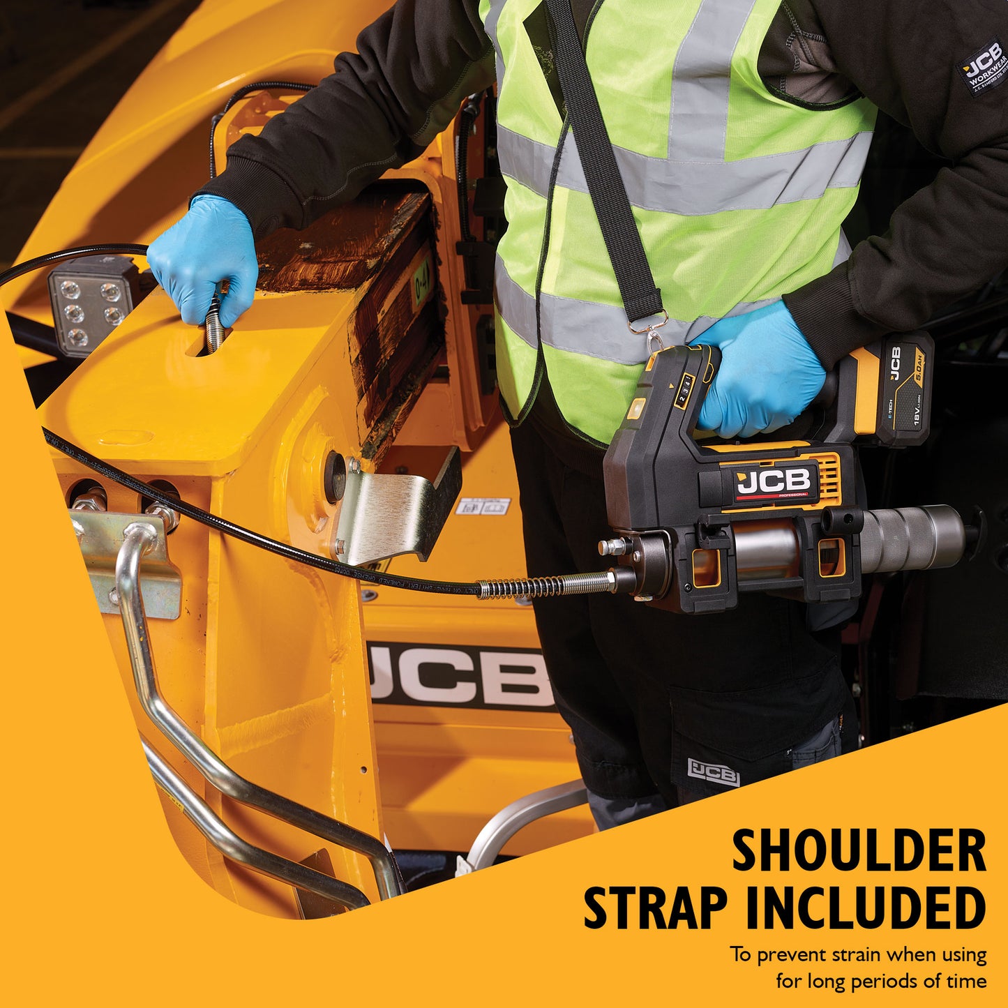 JCB Pro 18 Volt Power Grease Gun Kit