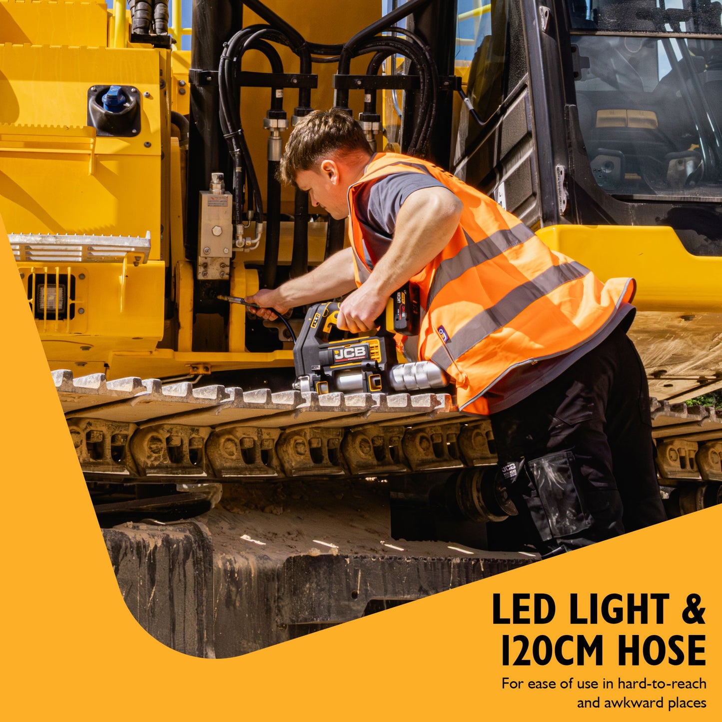 JCB Pro 18 Volt Power Grease Gun Kit