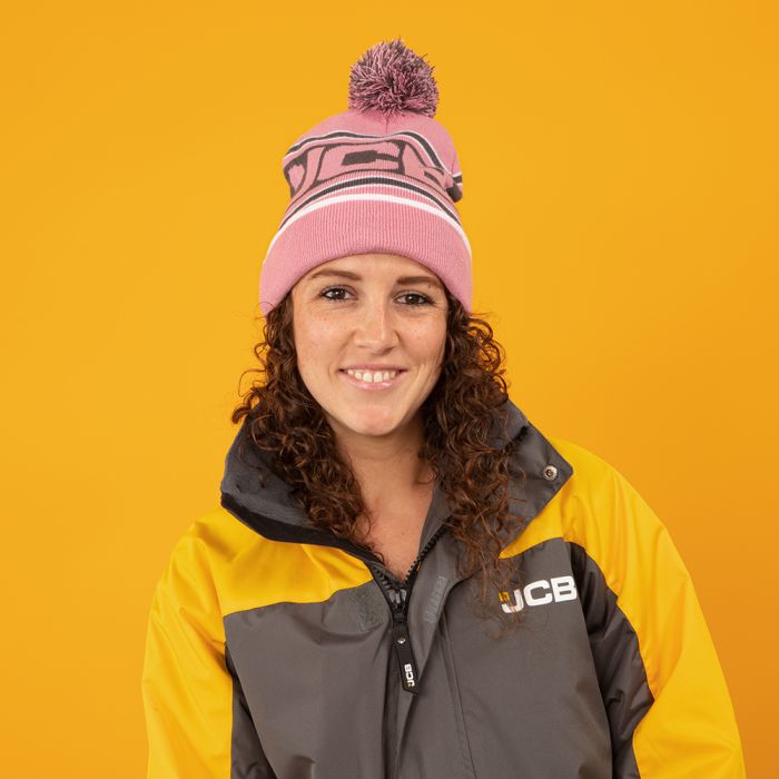 JCB Adult Dusty Pink Team Beanie