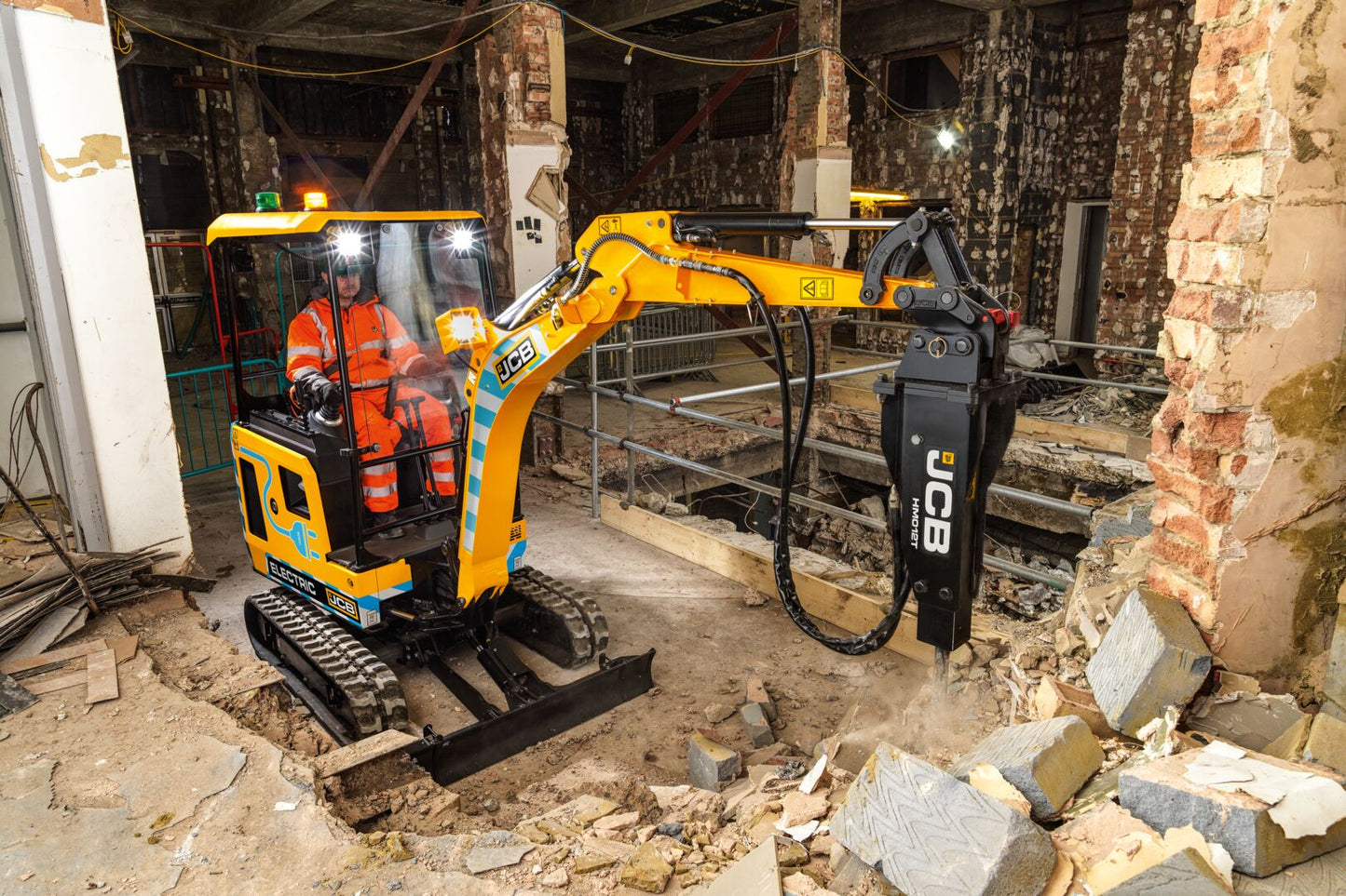 JCB 8010 HM012T Hydraulic Excavator Breaker: 0.8-2Tonne