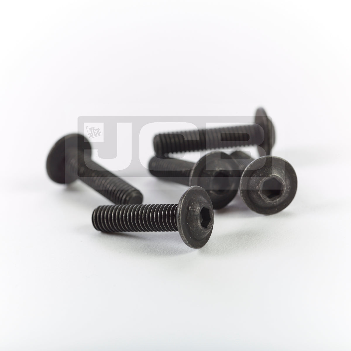 JCB Screw M6 x 25mm Button Socket : 826/01560 (Pack of 5)