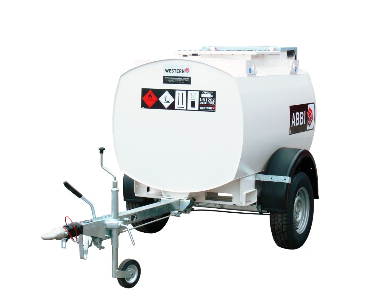 Western Global 985L Mobile Highway Tow Fuel Bowser - Single Axle