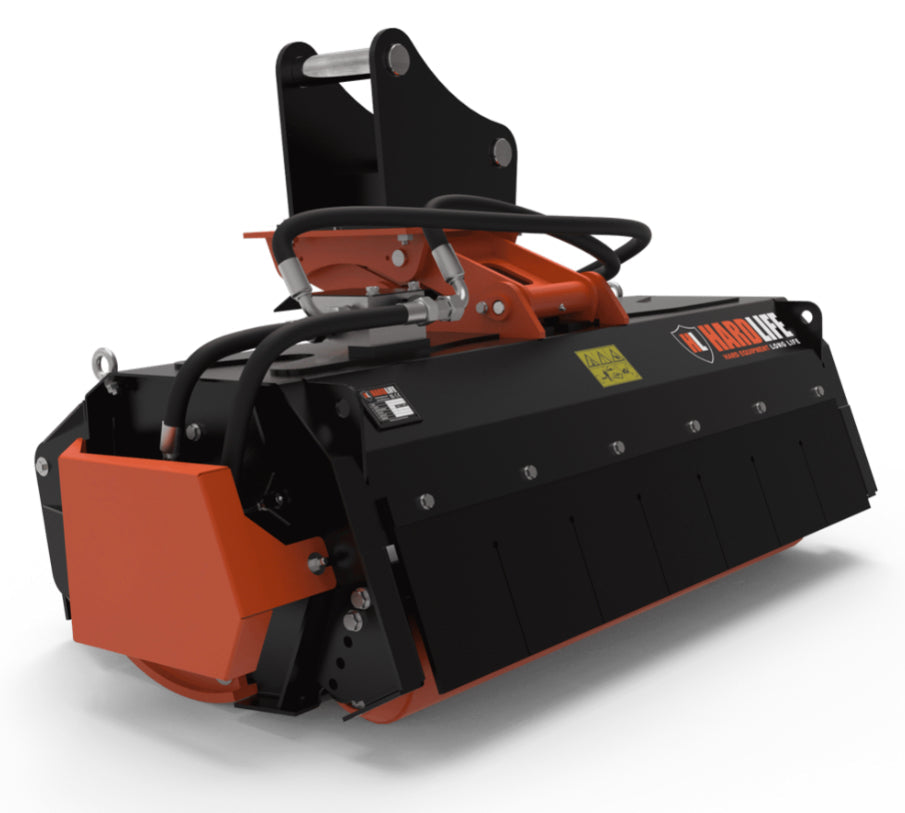 Hitachi 1250mm Excavator Flail Mower 6-8Tonne: Hardlife
