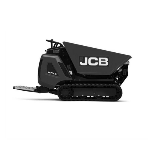 JCB HTD5 Dumpster Black Edition With Step: Tracked Dumper