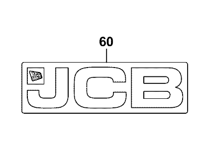 JCB Decal 290 x 90mm: 332/G4621