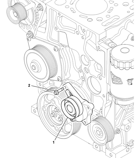 JCB Auto Tensioner (320/A8586)