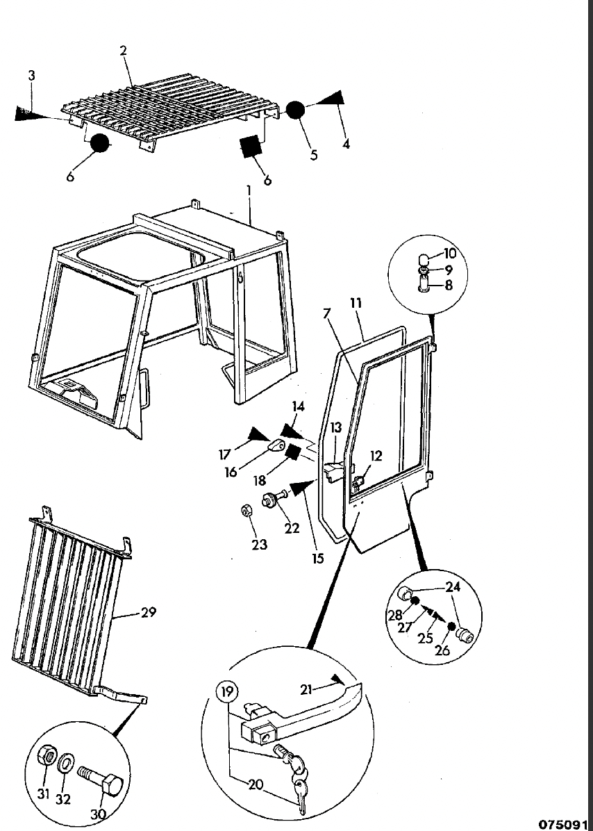 Door Standard Welded Assembly: 153/48200