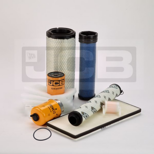 JCB 48Z, 51R, 55Z, 57C: 6000 Hour Service Filter Kit