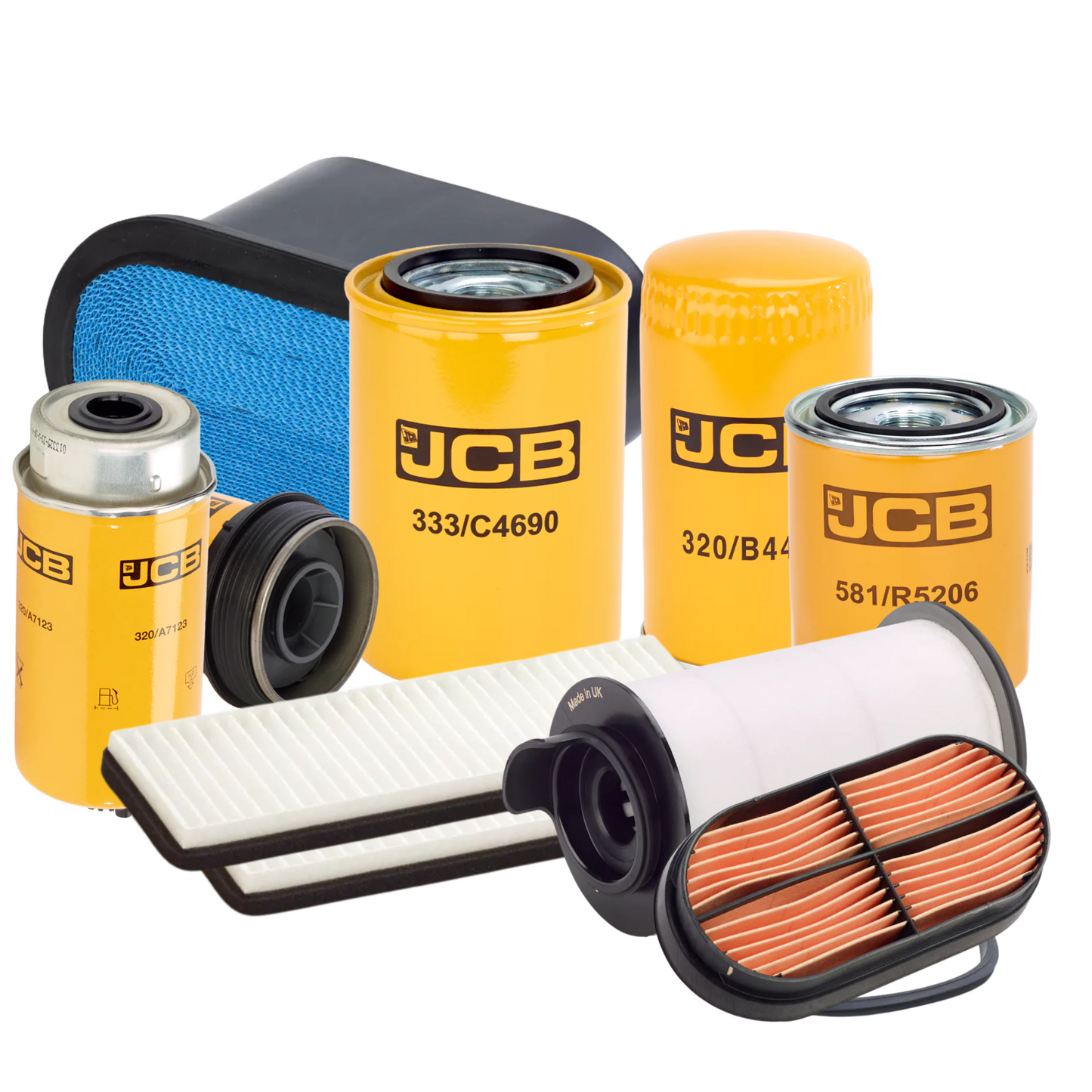 JCB 535-125 8000 Hour Filter Service Kit